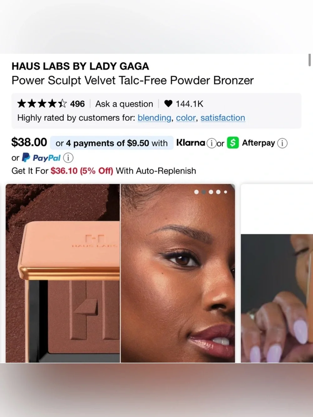 Haus Labs By Lady Gaga Matte Bronzer - Deep Warm Brown